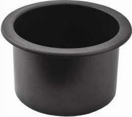 Подстаканник врезной Attwood диам. 76мм черный (11787-1)